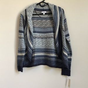 NWT Charter Club Women’s Blue Cardigan